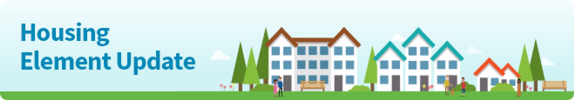 Image header showing different styles of housing