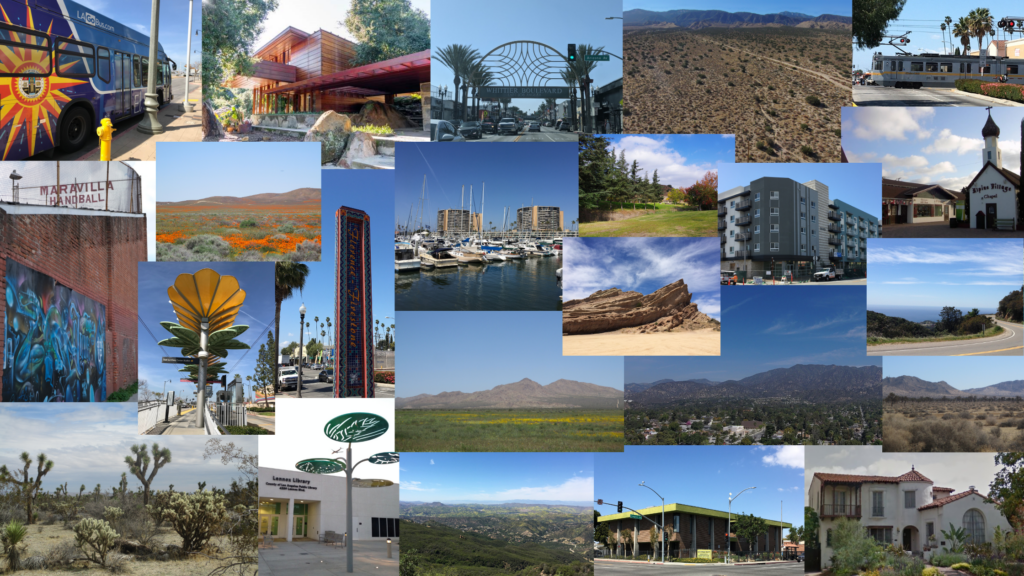 Collage of LA County communities images