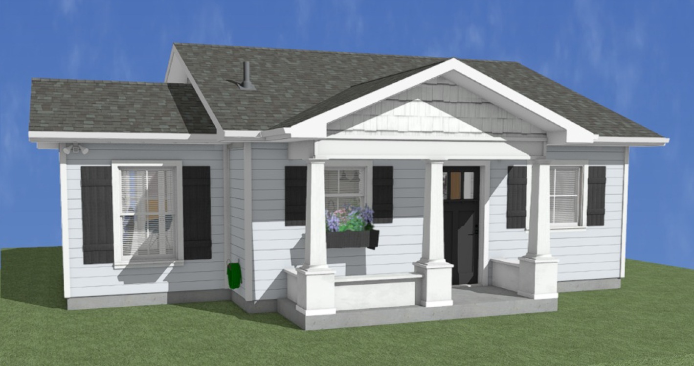 2BR 1BA REGULAR SD ANGLE VIEW 102225