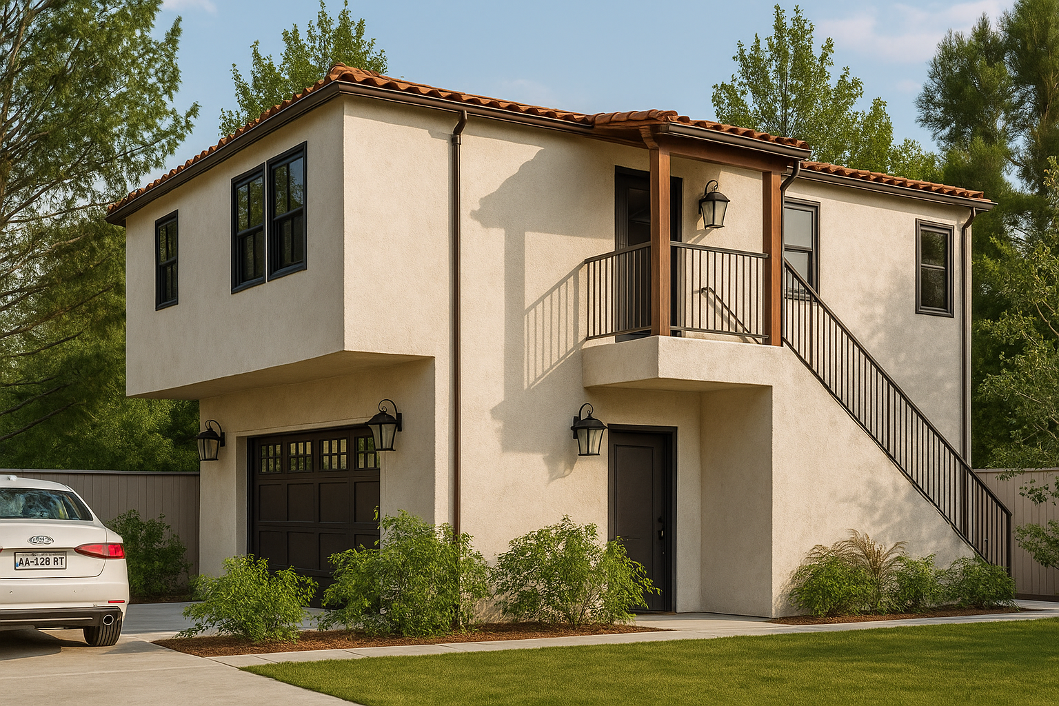 ADU+GARAGE Mediterranean Revival