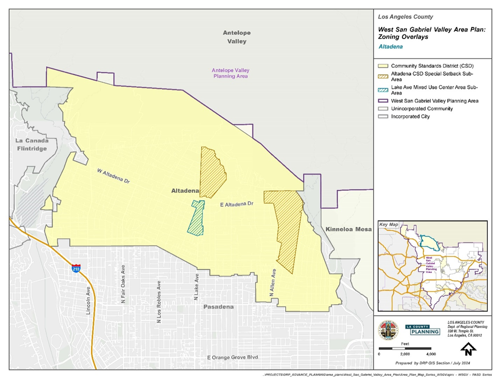 Image of Altadena CSD map
